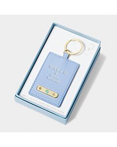 Katie Loxton Birthstone Keyring 'February'